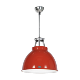 Original btc titan 1 pendant lamp, red with white interior