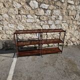Large 20th century mahogany shelf