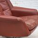 1970s, Danish design by H.W.Klein, swivel armchair, furniture leather.