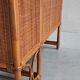 Bureau et chaise en bambou et rotin