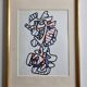 Sérigraphie d’après Jean Dubuffet,  encadrée, années 70, 23 x 31 cm