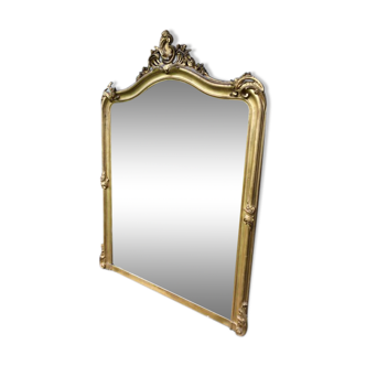 Large golden mirror late 19th