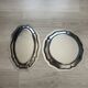 Lot de 2 services plateau en inox