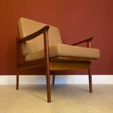 Norwegian teak lounge chair by Fredrik Kayser for Vatne, 1960s