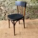 Set of four vintage bentwood bistro chairs.