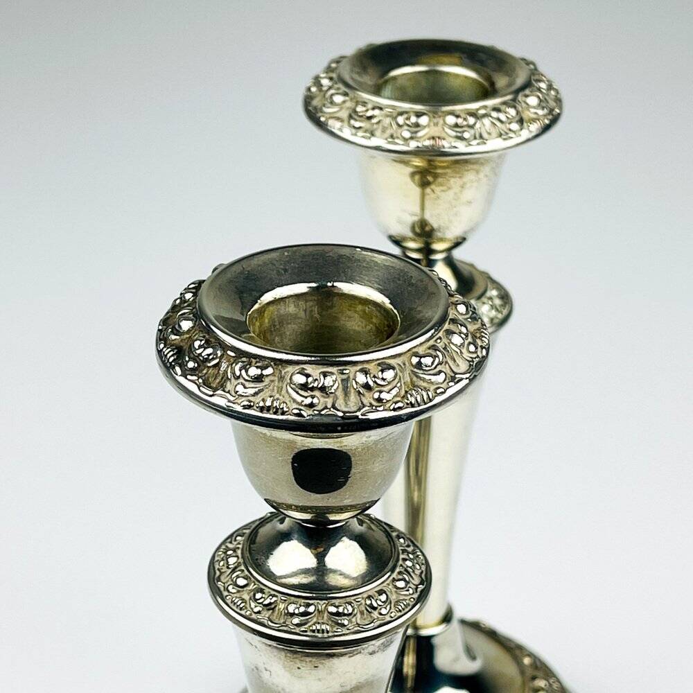 Chandeliers en argent plaqué d'Ianthe, Angleterre, années 1950, lot de 2