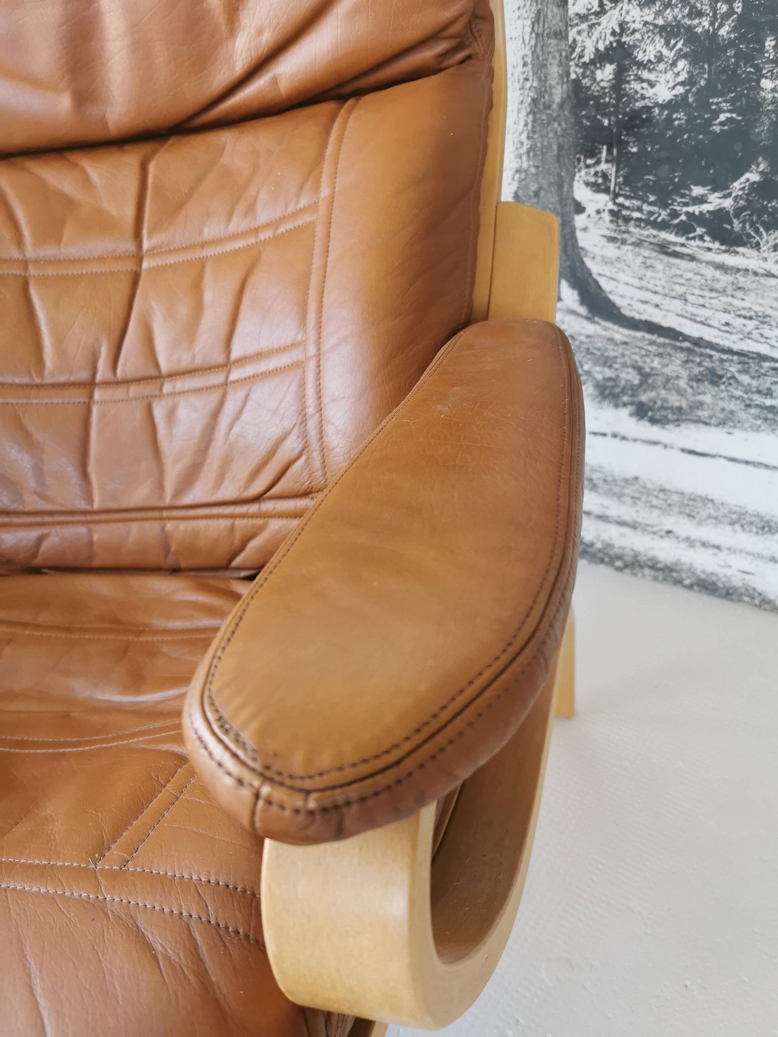 Paire de fauteuils scandinaves vintage