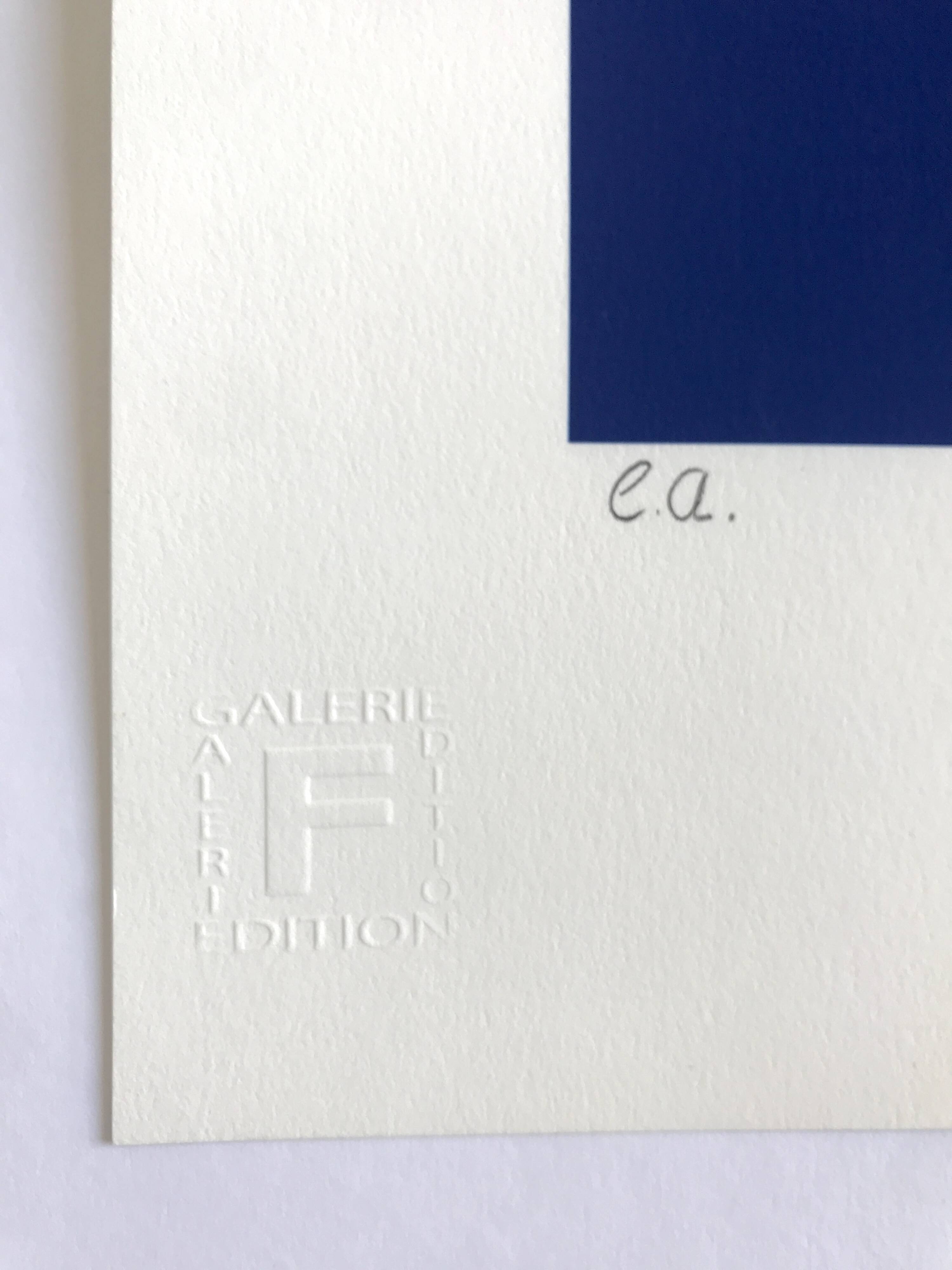 Geneviève claisse, untitled, 2014. original screenprint signed in pencil