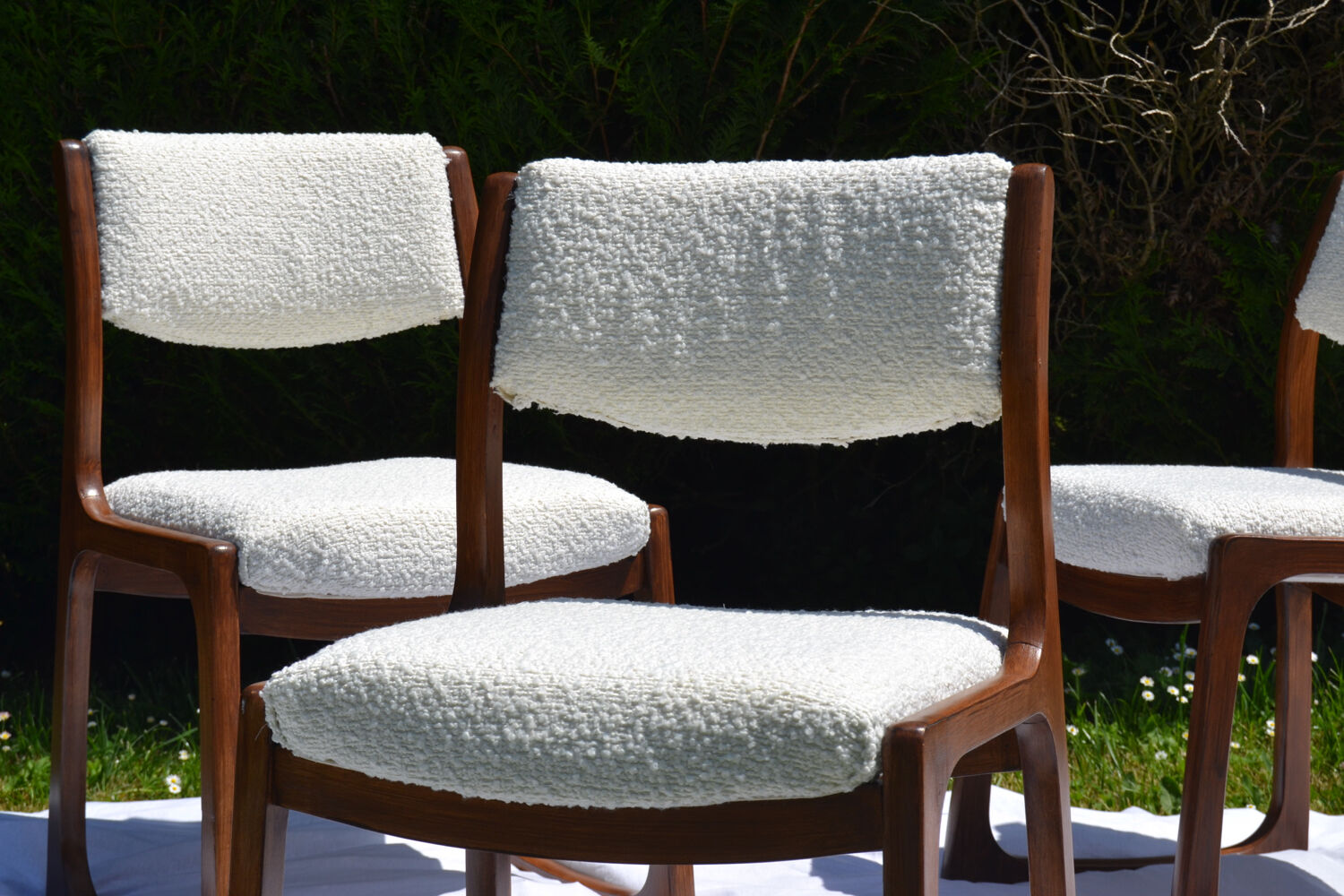 4 Baumann sleigh chairs