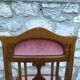 Art-nouveau marquetry chair 1900