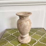 Marbled stone vase