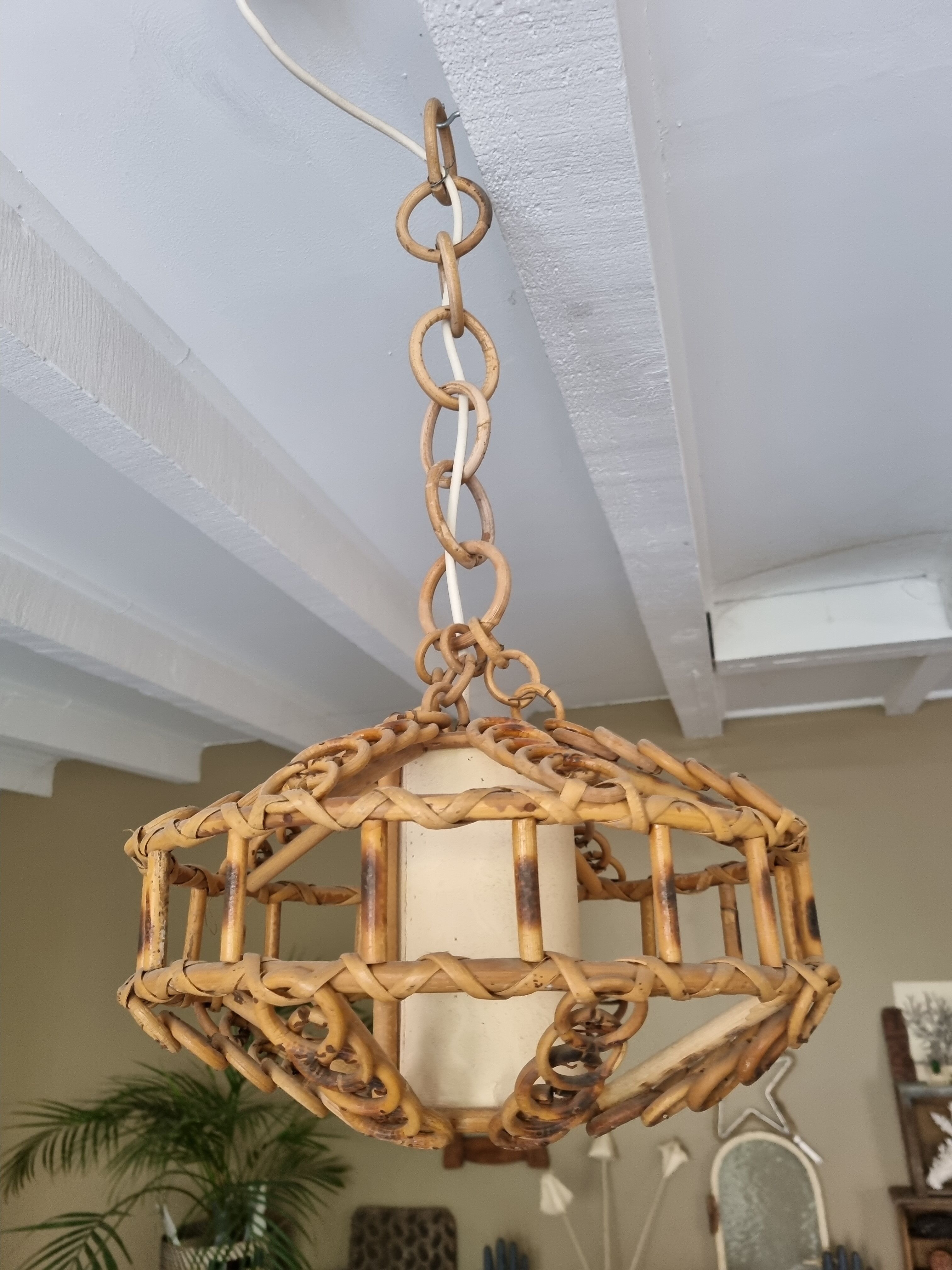 rattan suspension 60s
