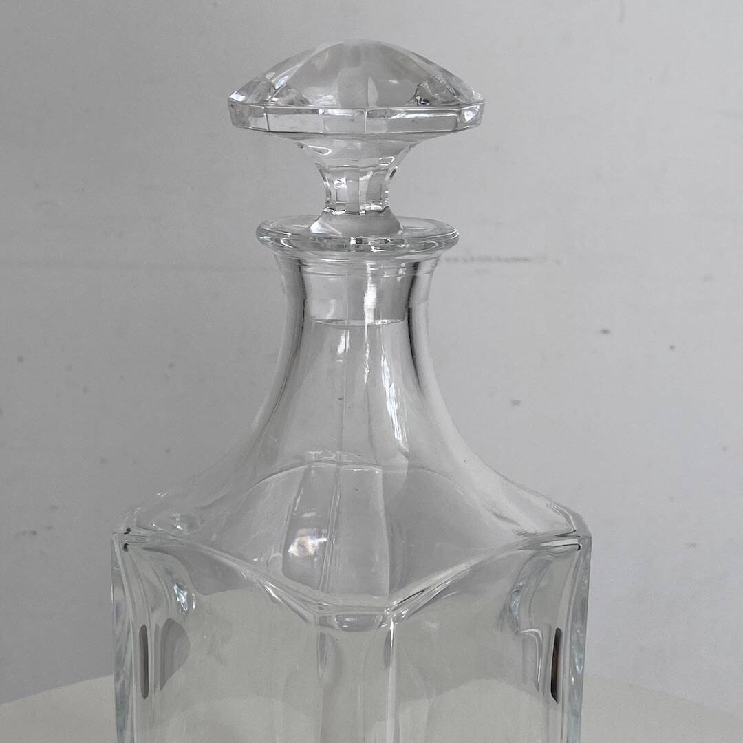 Carafe en cristal vintage