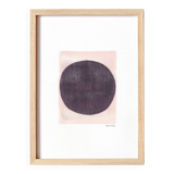 Abstract painting on paper signed eawy.