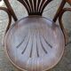 Thonet No.23 desk seated open wood 1910