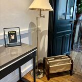 Vintage 70s wooden magazine rack