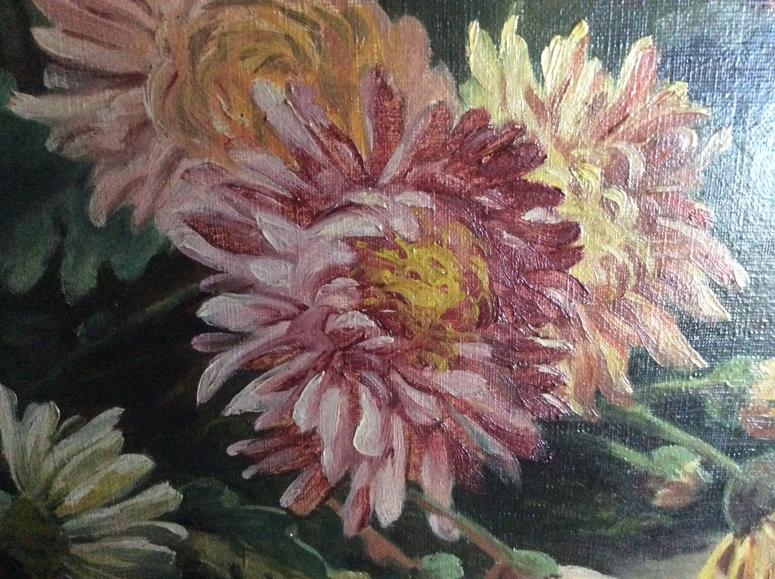 Two flower paintings 1922