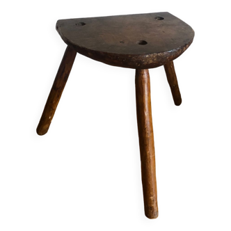 Tabouret de traite tripode