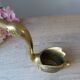 Vintage Solid Brass Swan Bird Figurine