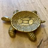 Vide poche vintage tortue en laiton