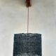 Suspension bohème XXL en perles, 1970