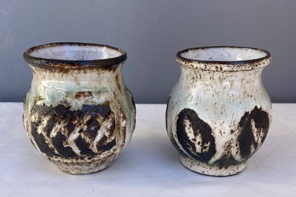 Deux vases en céramique par Albert Thiry