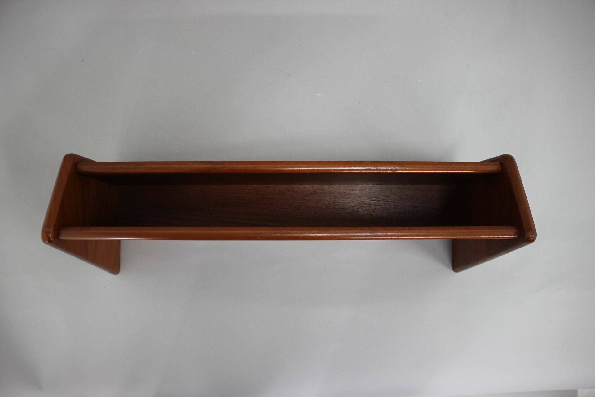 1960s teak floating wall shelf, denmark