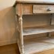 Console in lacquered wood