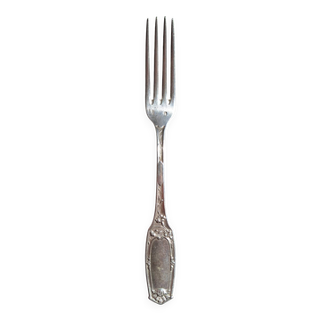 Silver fish fork by Paul Devaux.