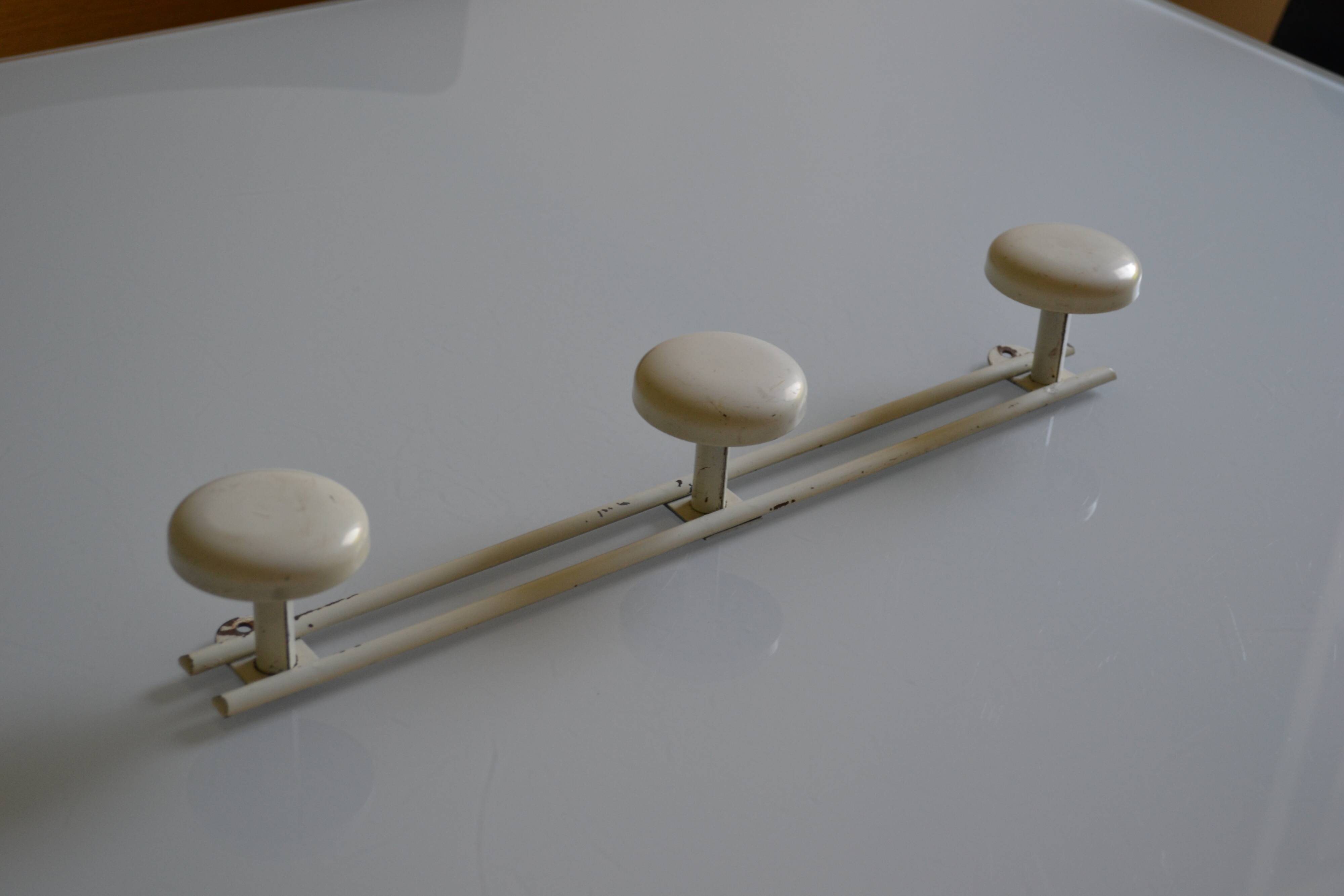 Triple coat rack hook vintage 60's