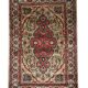 Bold Traditional Indian Area Rug Handmade Oriental Wool Carpet 123x193cm