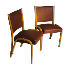 Paire de chaises vintage