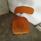 Wood and metal workshop chair