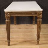Table basse avec plateau en marbre, 20e siècle