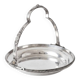 Silver-plated fruit basket with a movable handle – Louis XVI style