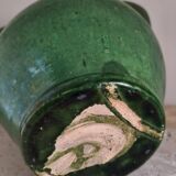 Glazed terracotta water jug