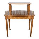 Walnut and Rosewood Marquetry Service Table – 1940