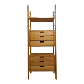 Modular elm shelf from the 70-80s