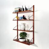 Poul Cadovius one bay teak Wall unit