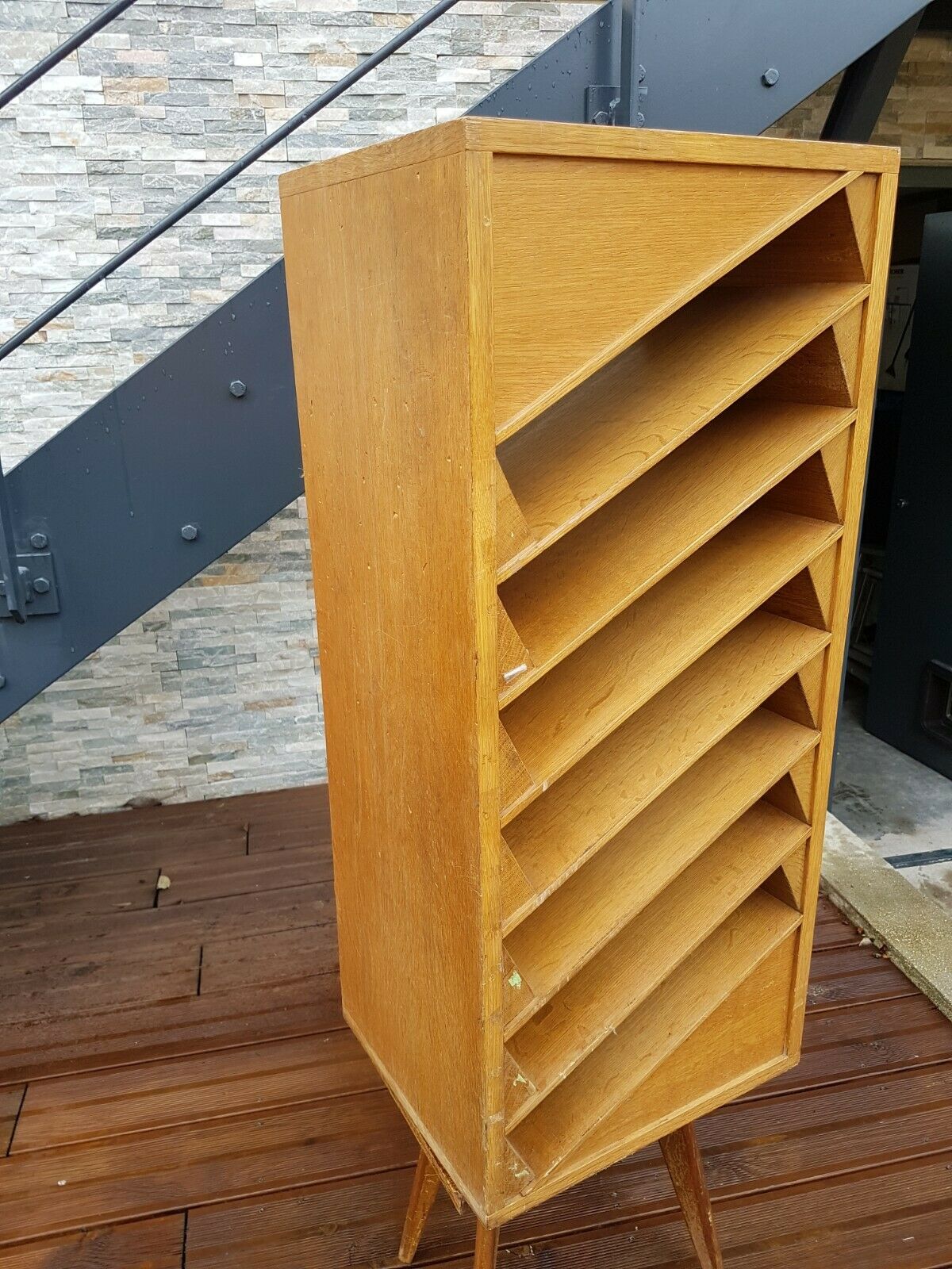 Vintage locker filing cabinet