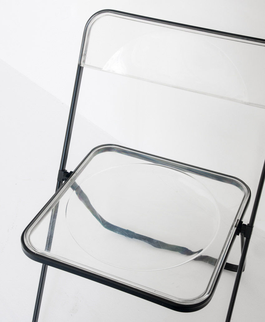 Set of 4 vintage folding chairs published by Stua, Spain 1980.