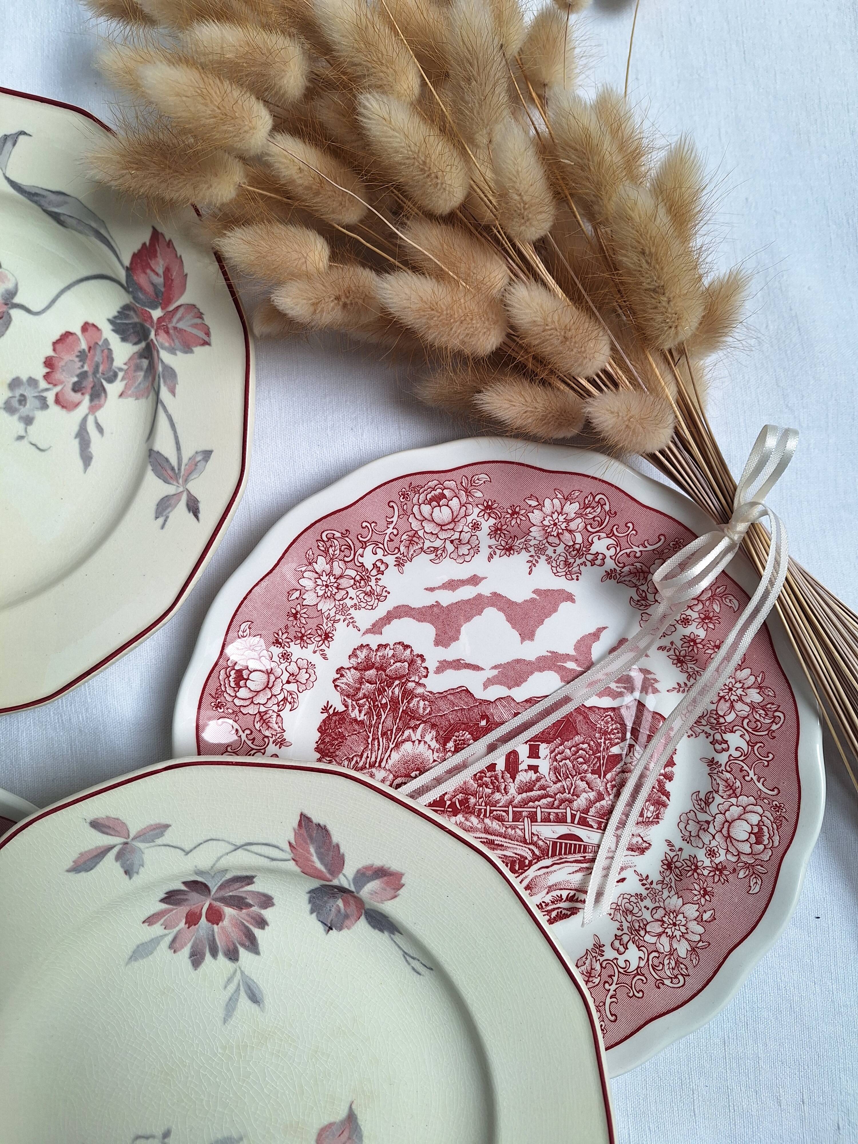 Vintage dessert plates
