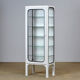 Vintage Iron And Glass Medical Cabinet, 1970s