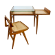 Bureau et chaise Roger Landault années 50