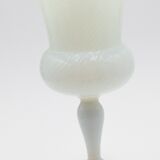 White opaline vase