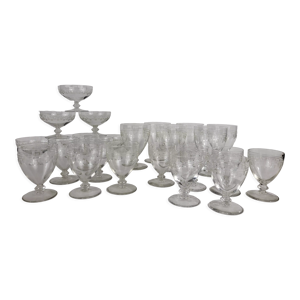 Service de verres cristal