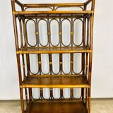 Rattan shelf