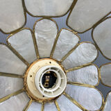 Mother-of-pearl and brass suspension