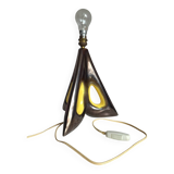 Pied de lampe vintage en céramique