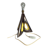 Vintage ceramic lamp, antique lighting fixture